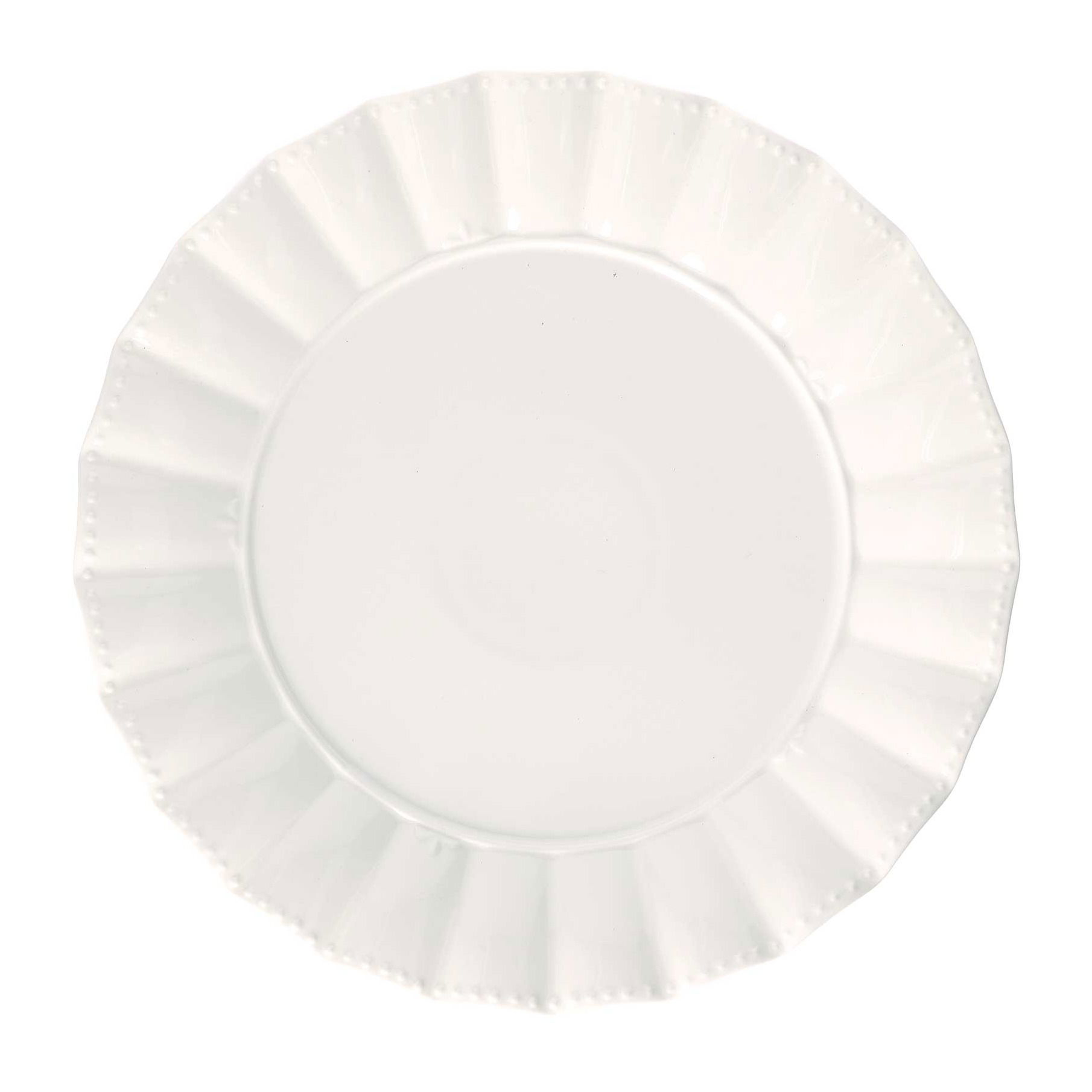 LA PORCELLANA BIANCA Ducale 34 cm - porcelánový tanier na podávanie občerstvenia