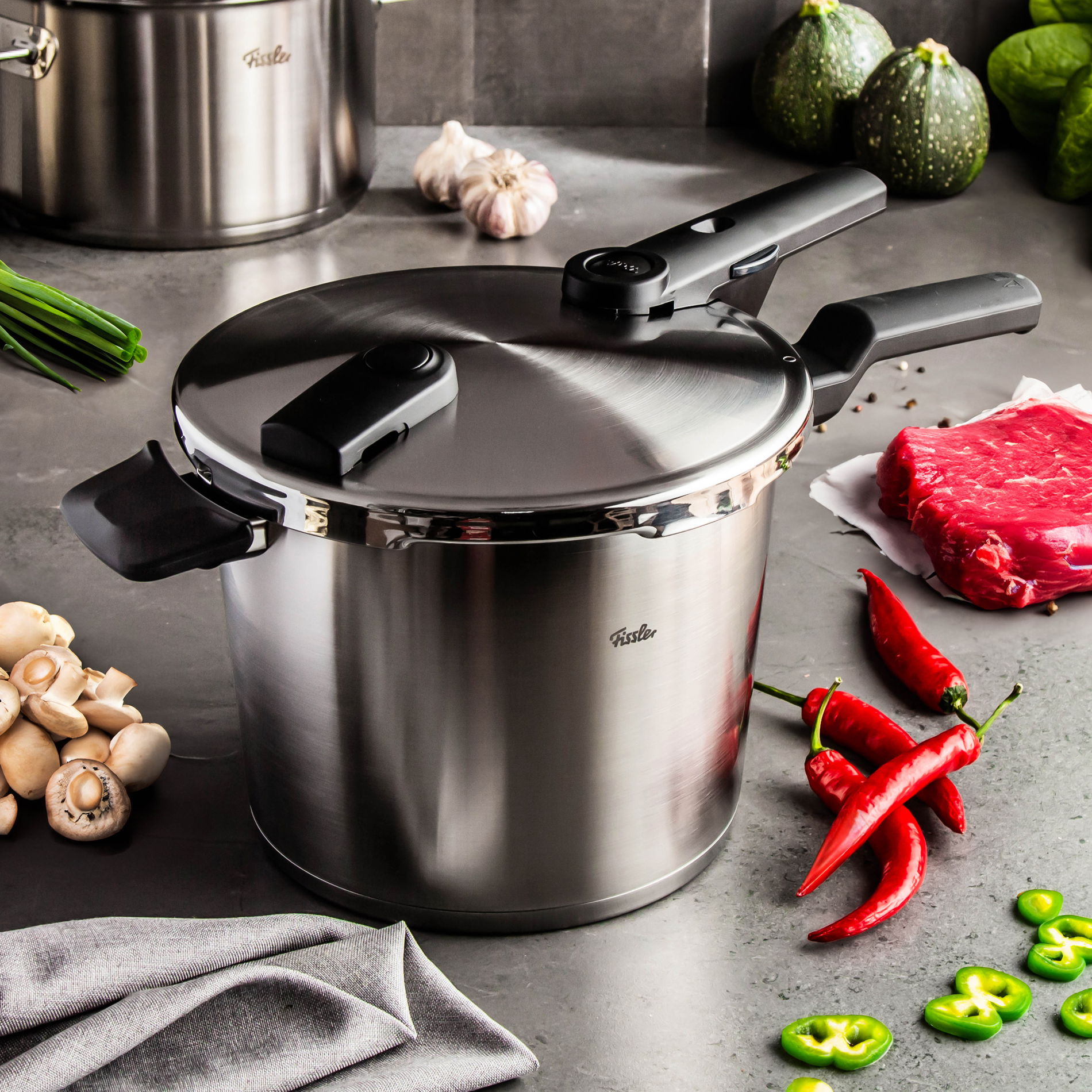 FISSLER Vitaquick 6,5 l - tlakový hrnec z nerezové oceli