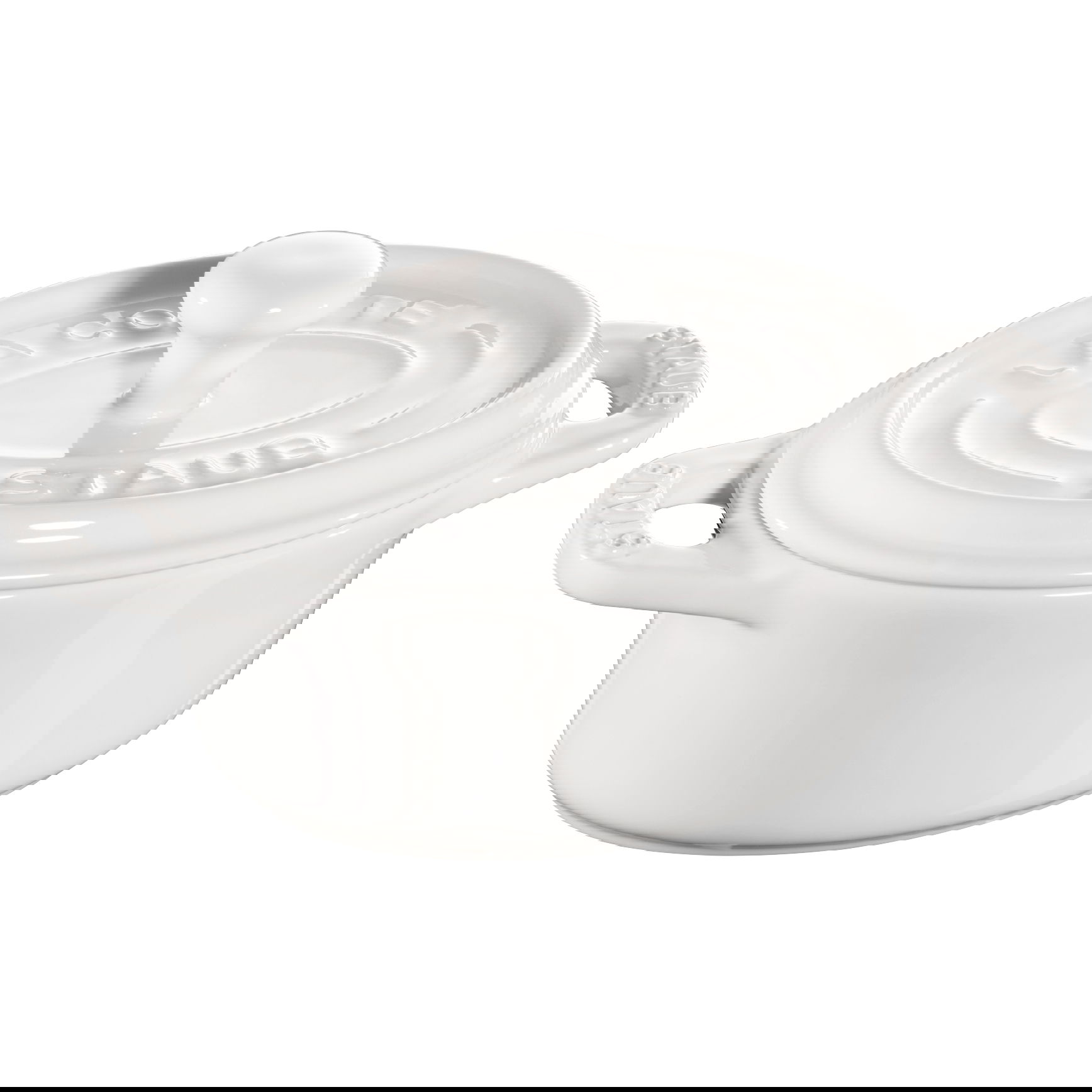 STAUB Mini Cocotte 200 ml bílá - keramická zapékací miska (ramekin) s pokličkou