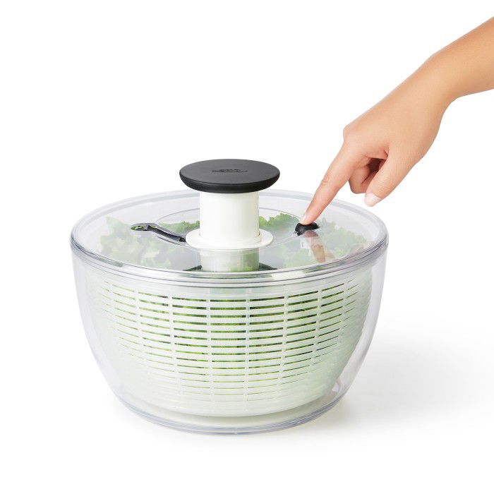 OXO Good Grips Lettuce 26,6 cm bílá - plastový odstředivý/sušicí strojek na salát