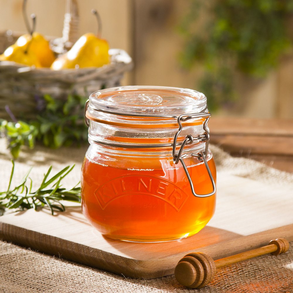 KILNER Mini 0,5 l - malý pohár na zaváraniny a med sklenený typu weck
