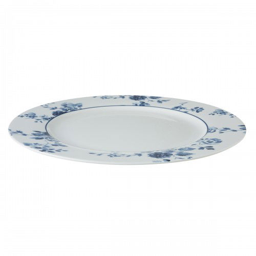 Porcelánový jedálenský tanier LAURA ASHLEY CHINA ROSE BIELY 26 cm