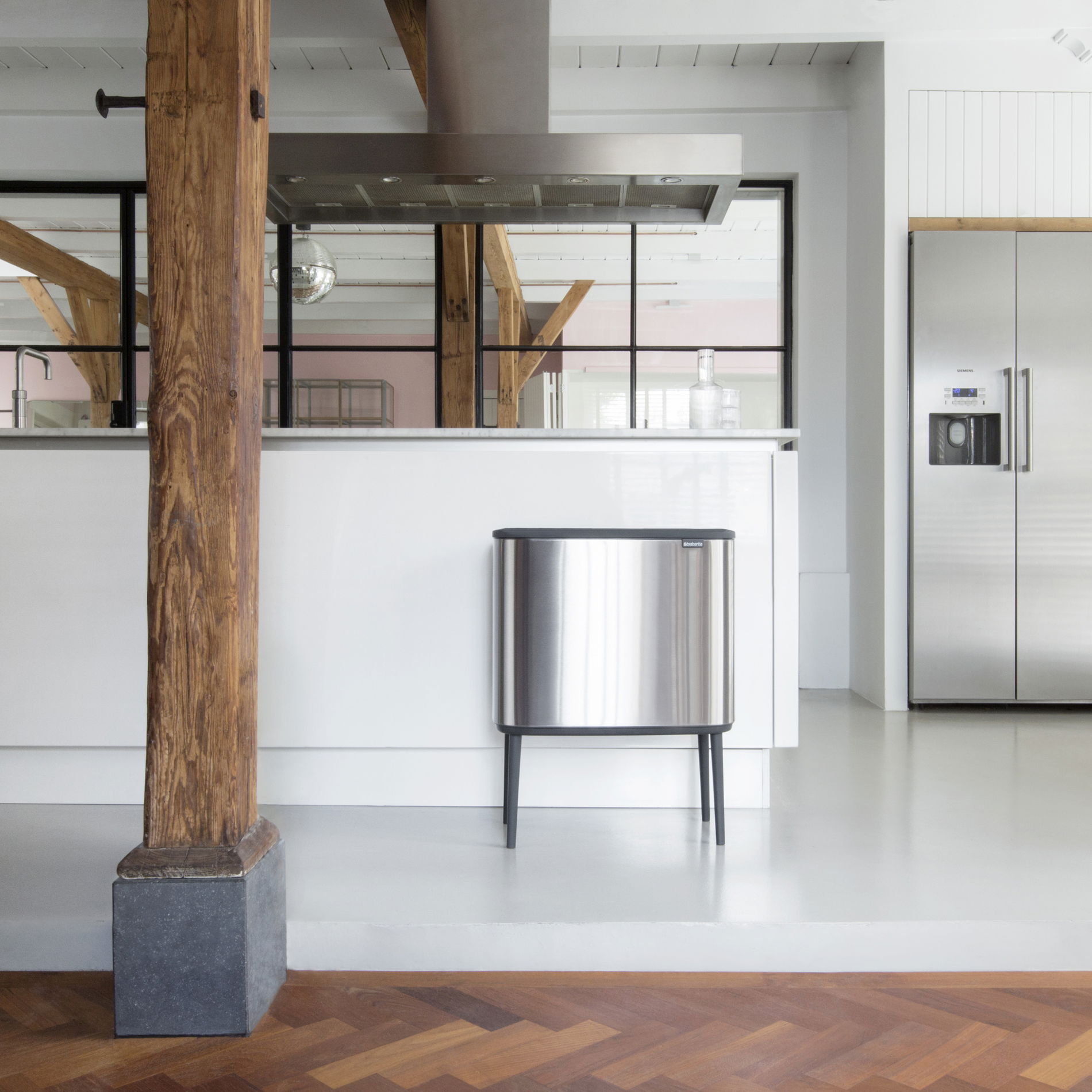 BRABANTIA Bo Touch Bin 33 l (316081) - nerezový koš na třídění odpadu tříkomorový
