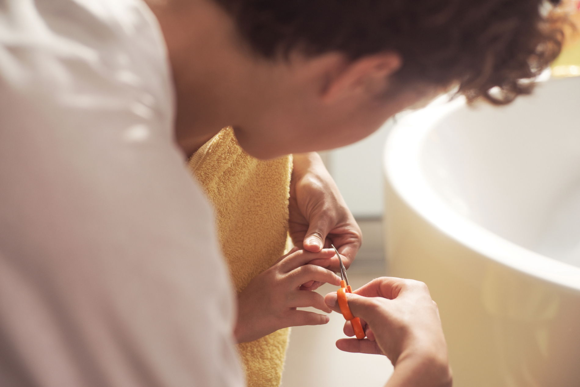 FISKARS Classic oranžové – nerezové nůžky na nehty