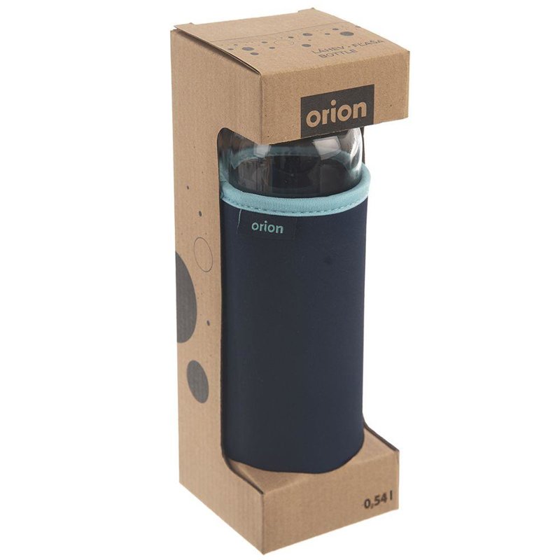 Skleněná láhev na vodu a nápoje s krytem COOL BOTTLE 0,54 l