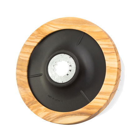 HARIO Dripper V60-01 Olive Wood – skleněný dripper na kávu s měrkou