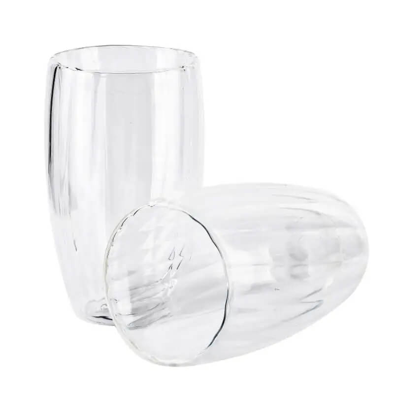 Termo poháre na latte s dvojitou stenou PETER STRIPES 450 ml 2 ks