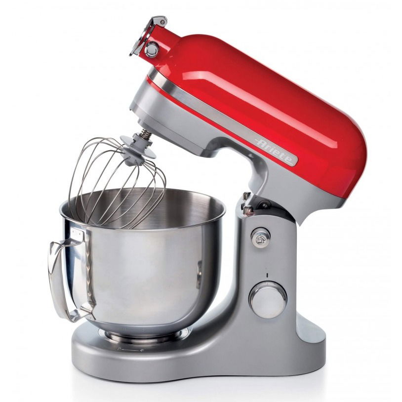 ARIETE 1589/00 Kuchyňský robot Moderna 1600 - 3200 W červený - planetární mixér / kuchyňský robot s mísou