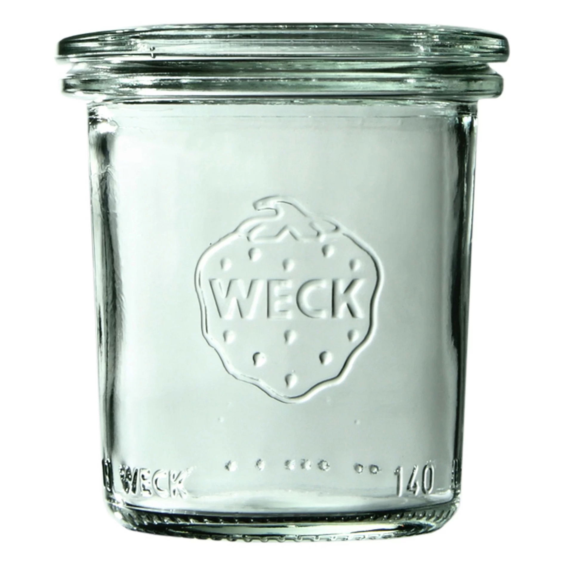WECK Mini-Sturz 140 ml 12 ks - mini sklenené poháre na konzervy a med bez viečok