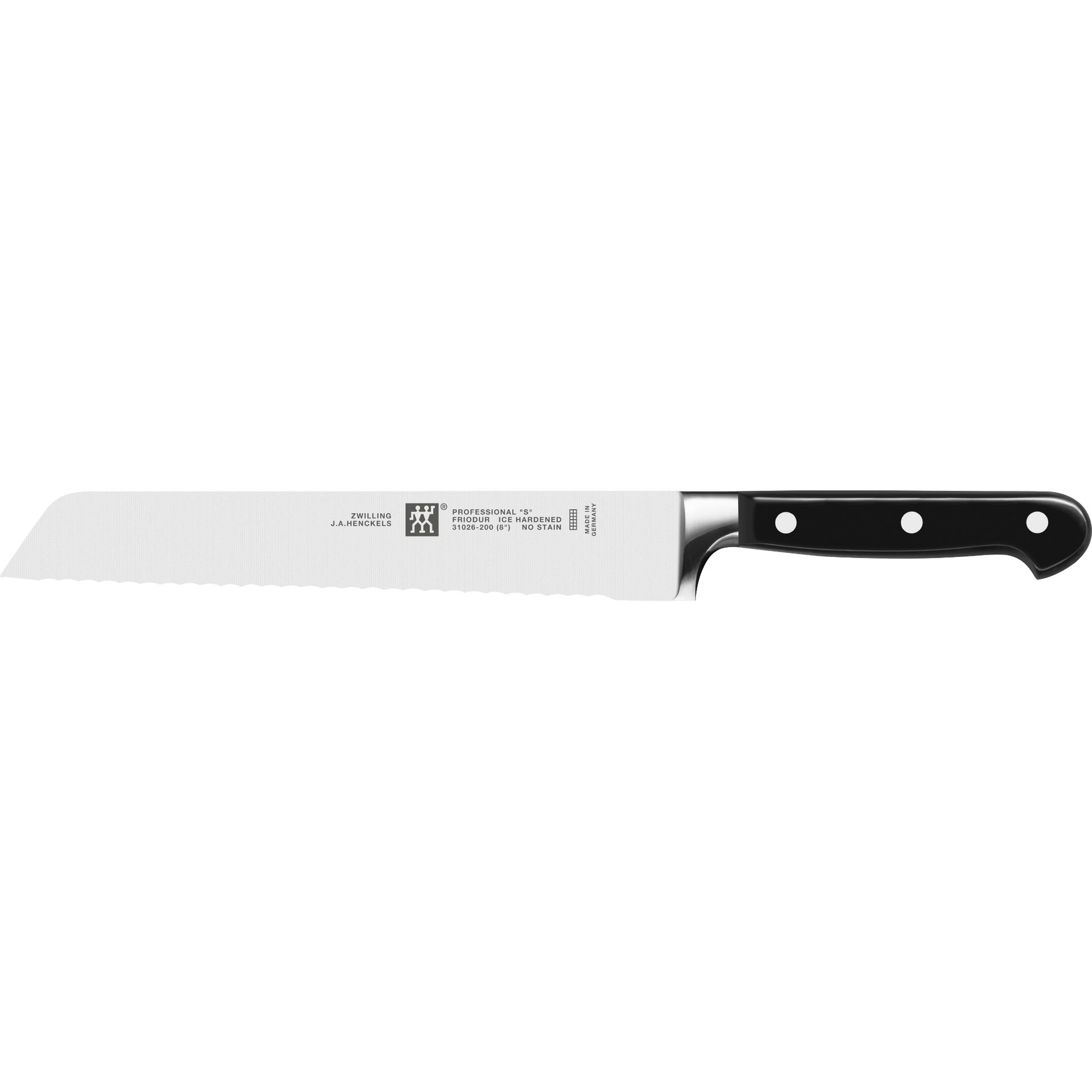 ZWILLING Professional S 7 el. czarny - noże kuchenne ze stali nierdzewnej w bloku z ostrzałką i nożyczkami