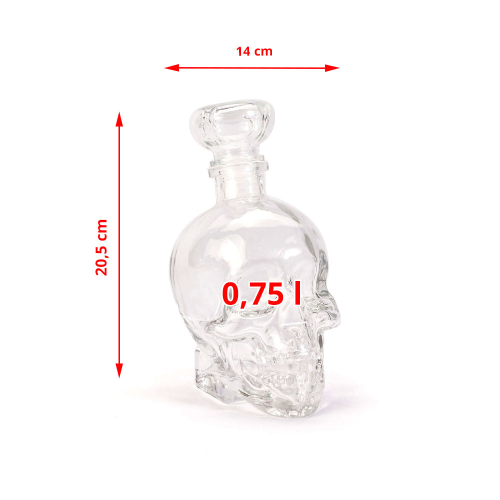 Skleněná karafa na whisky LEBKA 0,75 l