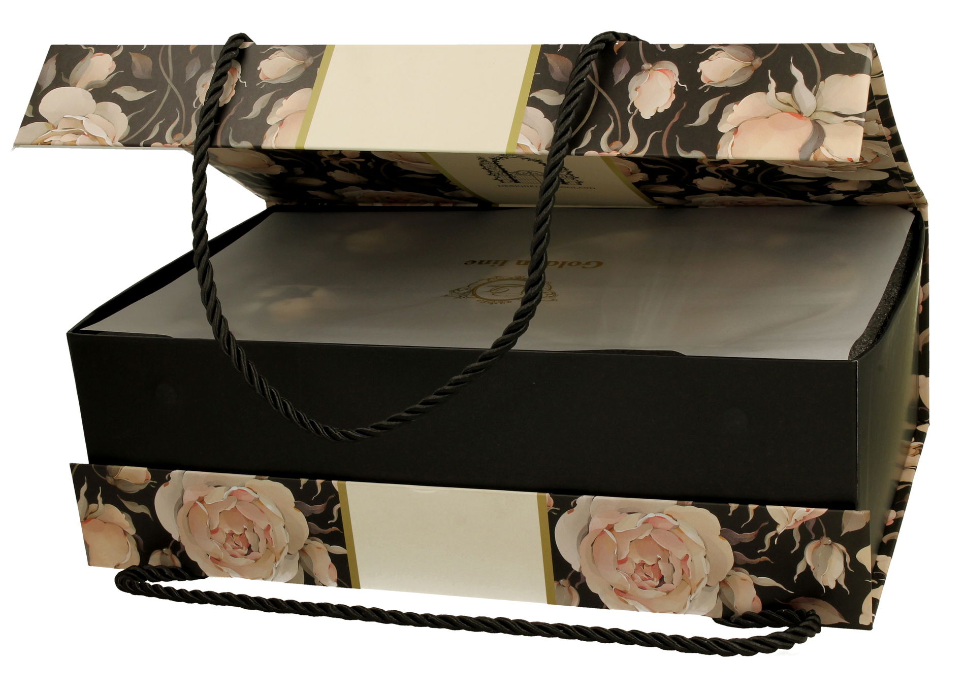Filiżanki do kawy i herbaty porcelanowe ze spodkami DUO THE SECRET GARDEN ENGLISH ROSES 220 ml 2 szt.