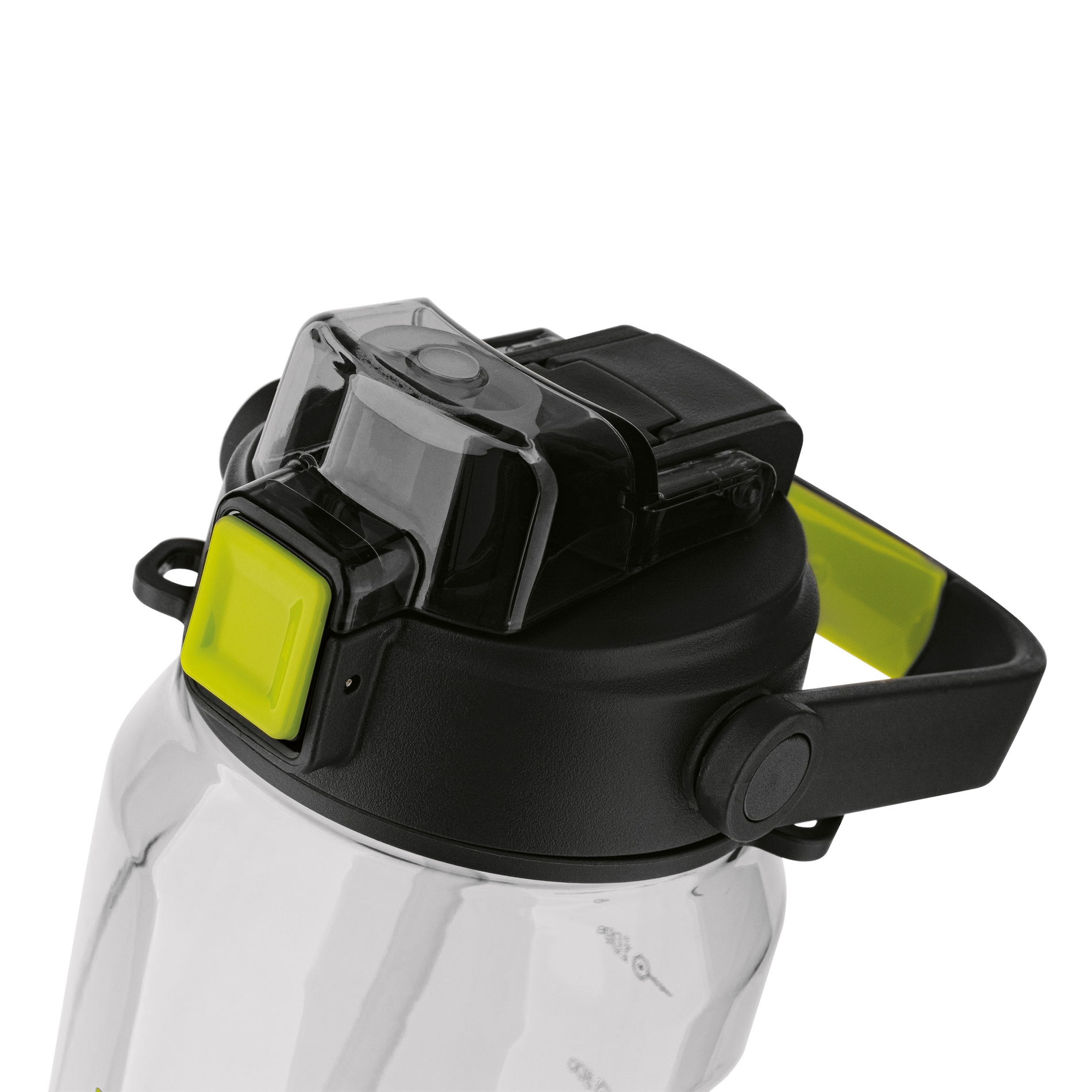 Láhev / láhev na vodu velká tritanová s brčkem a popruhem na nošení KONIGHOFFER REMO 1,4 l