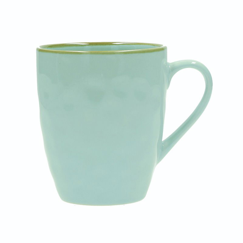 Keramické hrníčky ROSE TULIPANI CONCERTO VERDE ACQUA 430 ml 4 ks.