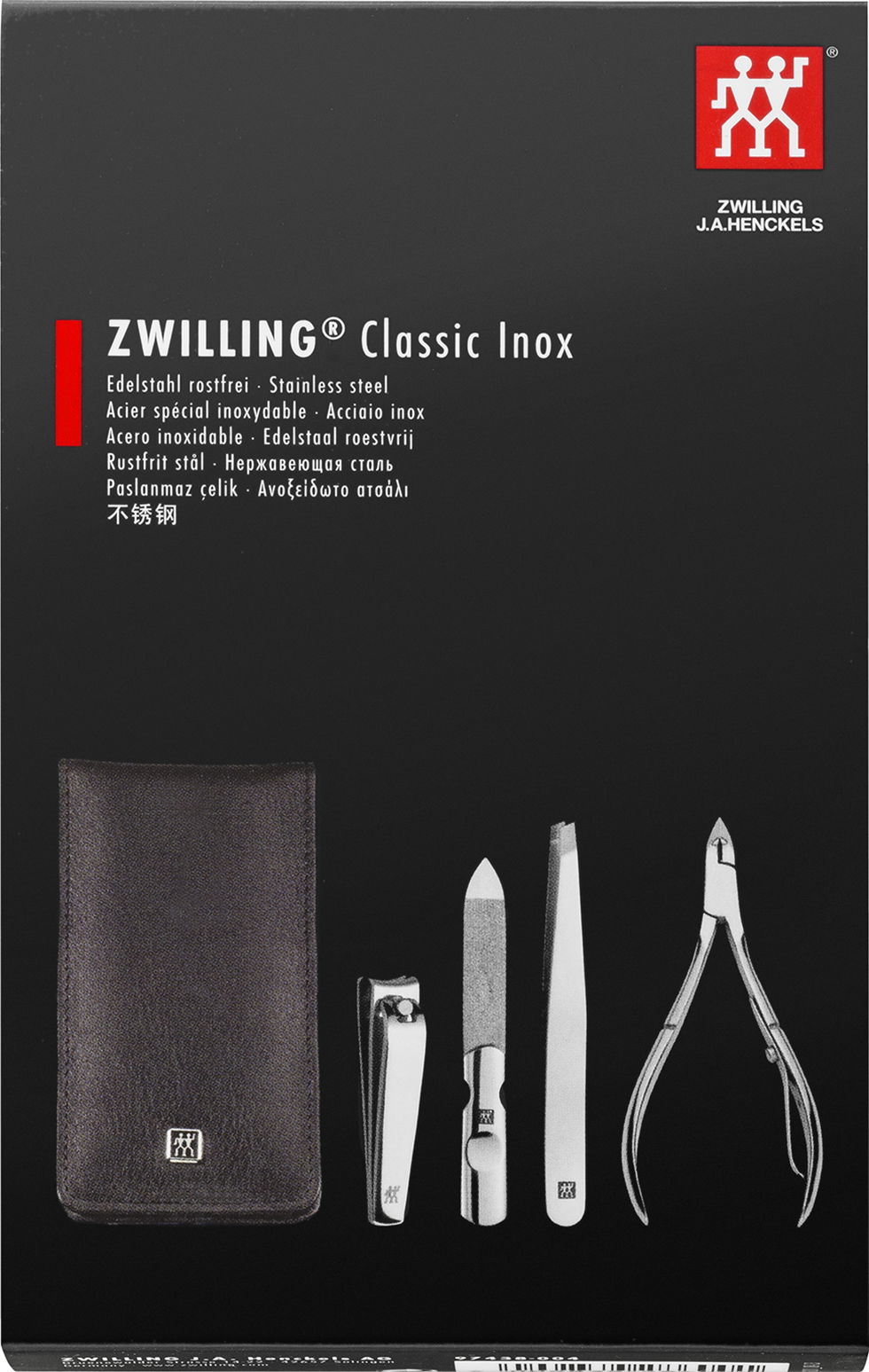 ZWILLING Classic Inox 5 ks. - sada na nechty z nehrdzavejúcej ocele v puzdre