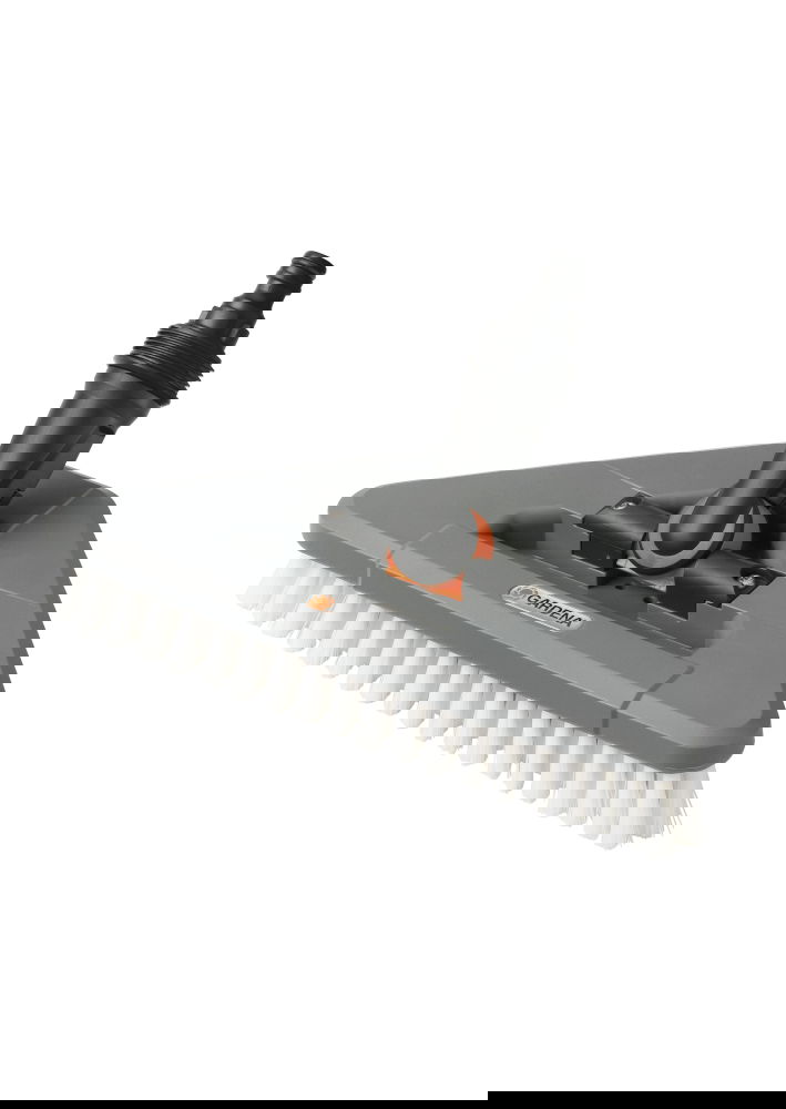GARDENA Cleansystem Brush šedý – otočný kartáč na mytí terasy