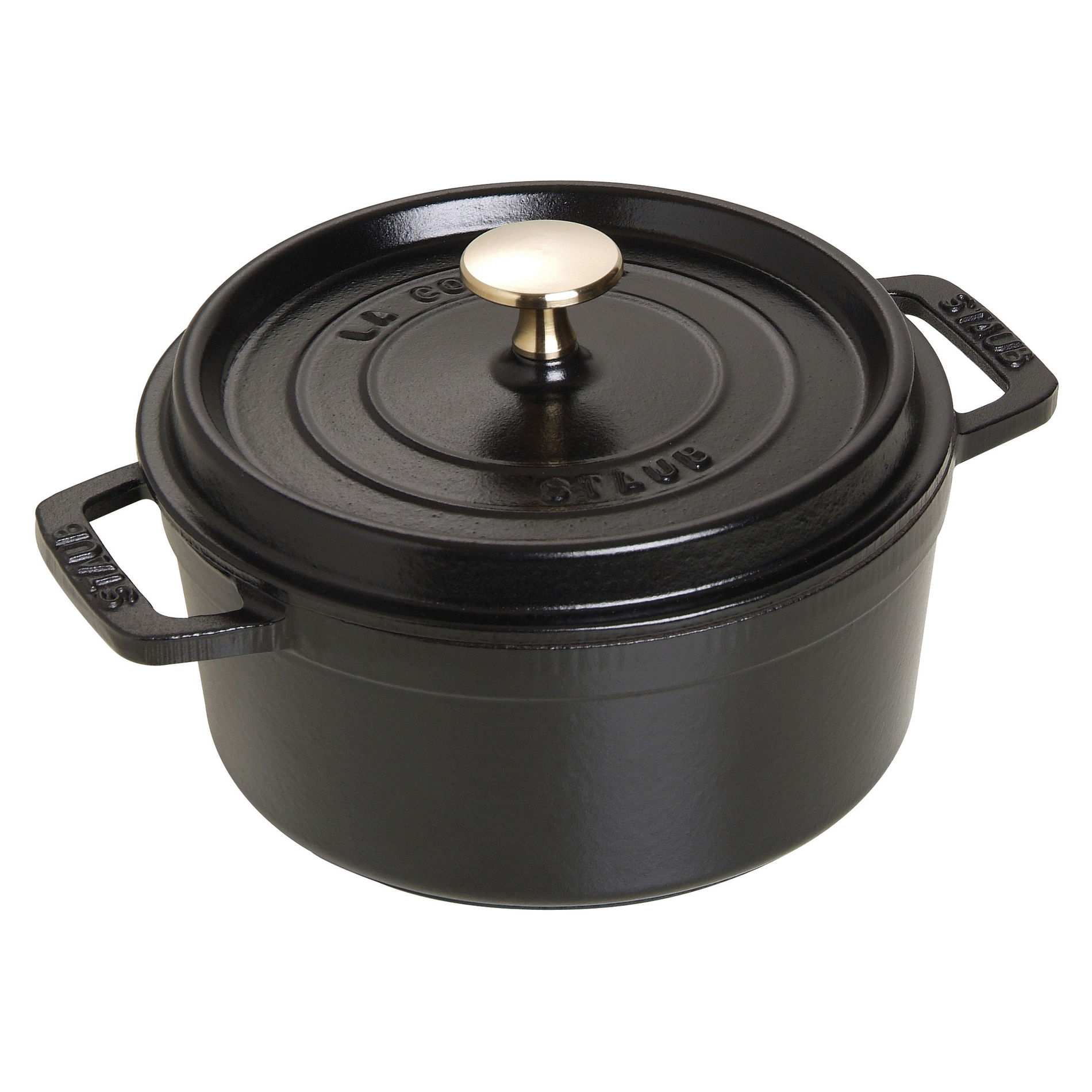 STAUB La Cocotte 1,7 l černý – litinový hrnec s pokličkou