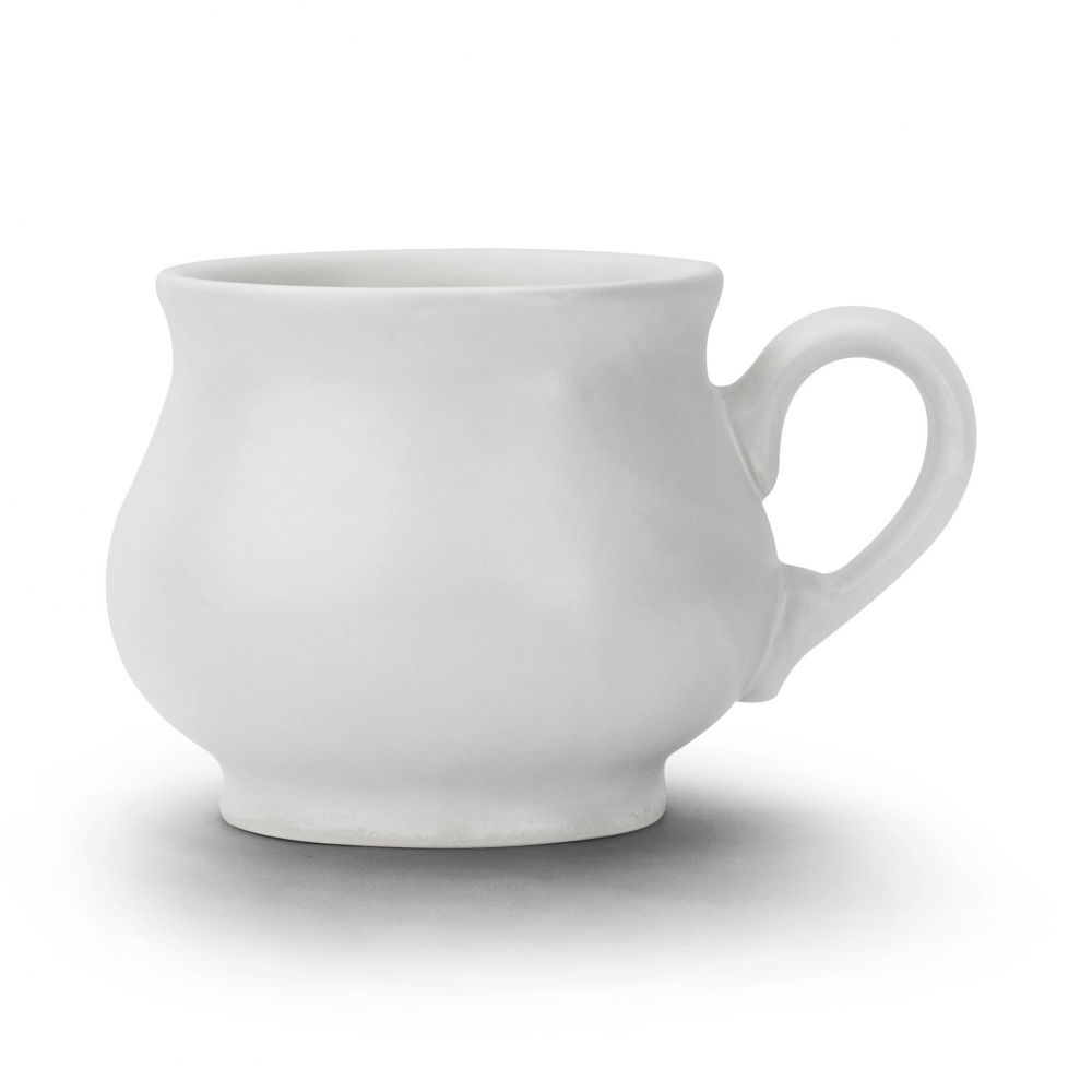 Kamenné šálky s uchom na horúce víno KERA CERAMIKA BIELE JUHAS 300 ml 4 ks