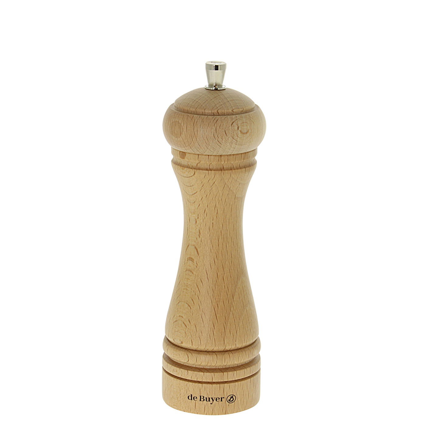 DE BUYER Java 18 cm hnědý - dřevěný ruční mlýnek na sůl