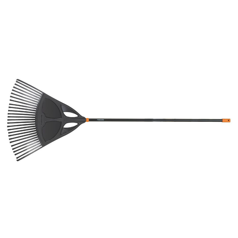 FISKARS Solid Leaf Rake XL čierne - hrable na lístie s rukoväťou