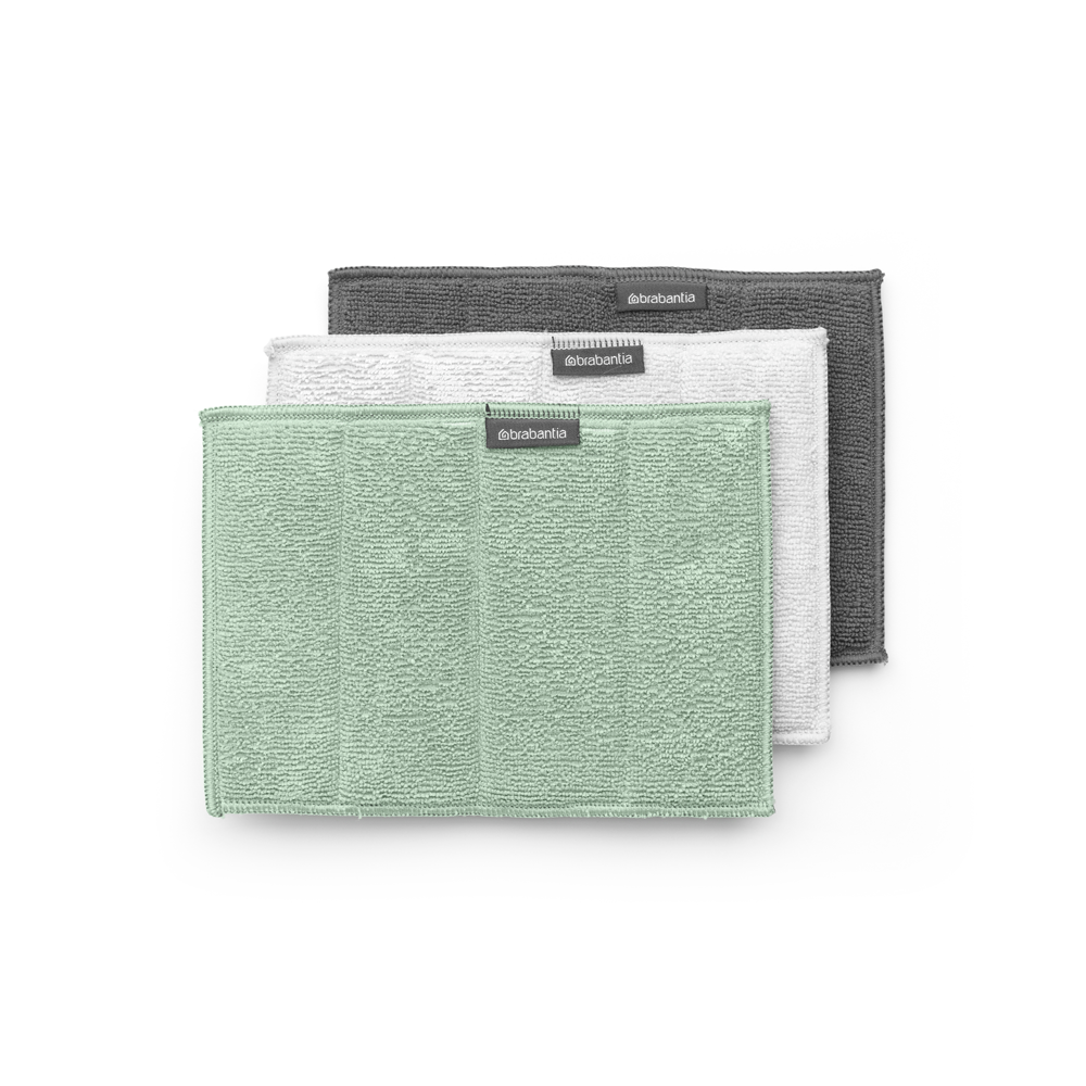 BRABANTIA Jade viacfarebné 3 ks. - univerzálne kuchynské utierky z mikrovlákna