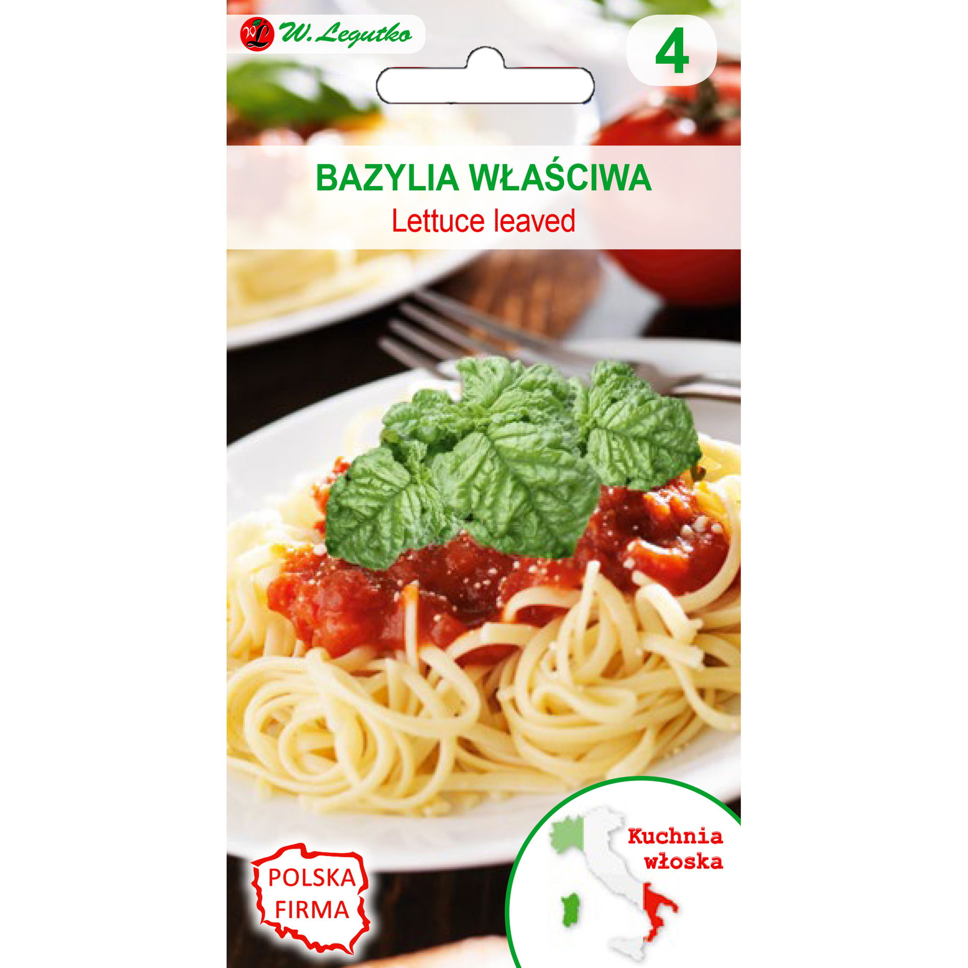 Semenná bazalky pravej W. LEGUTKO KUCHYNA TALIANSKA BASIL 1 g