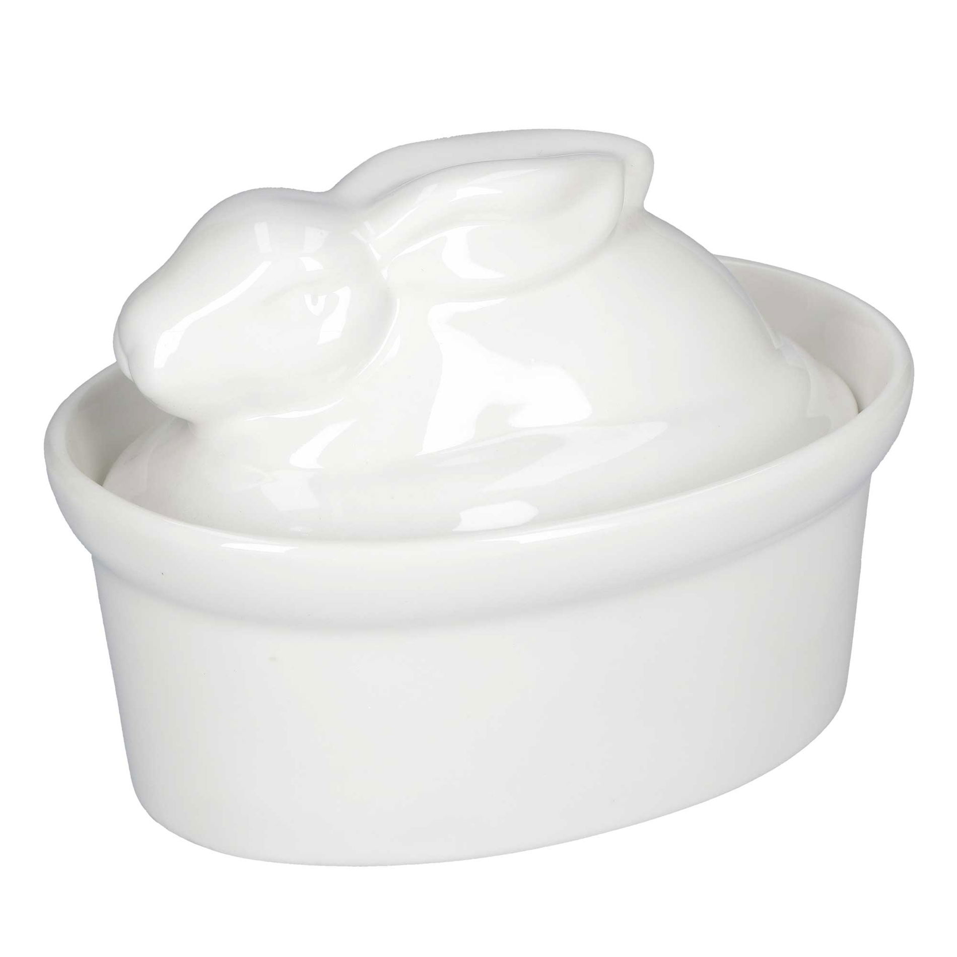 LA PORCELLANA BIANCA Terrine 16 x 11 cm - pečicí nádoba odolná vůči teplu z porcelánu