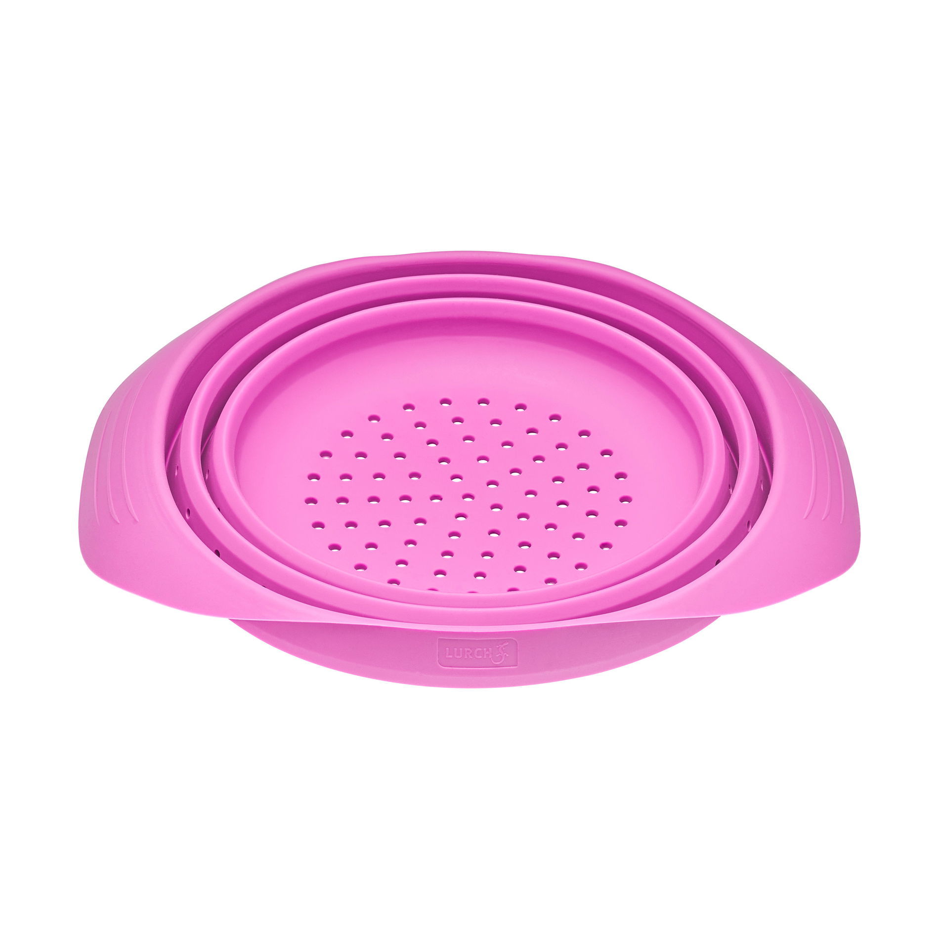 LURCH 19 cm - cedzak / durszlak silikonowy składany