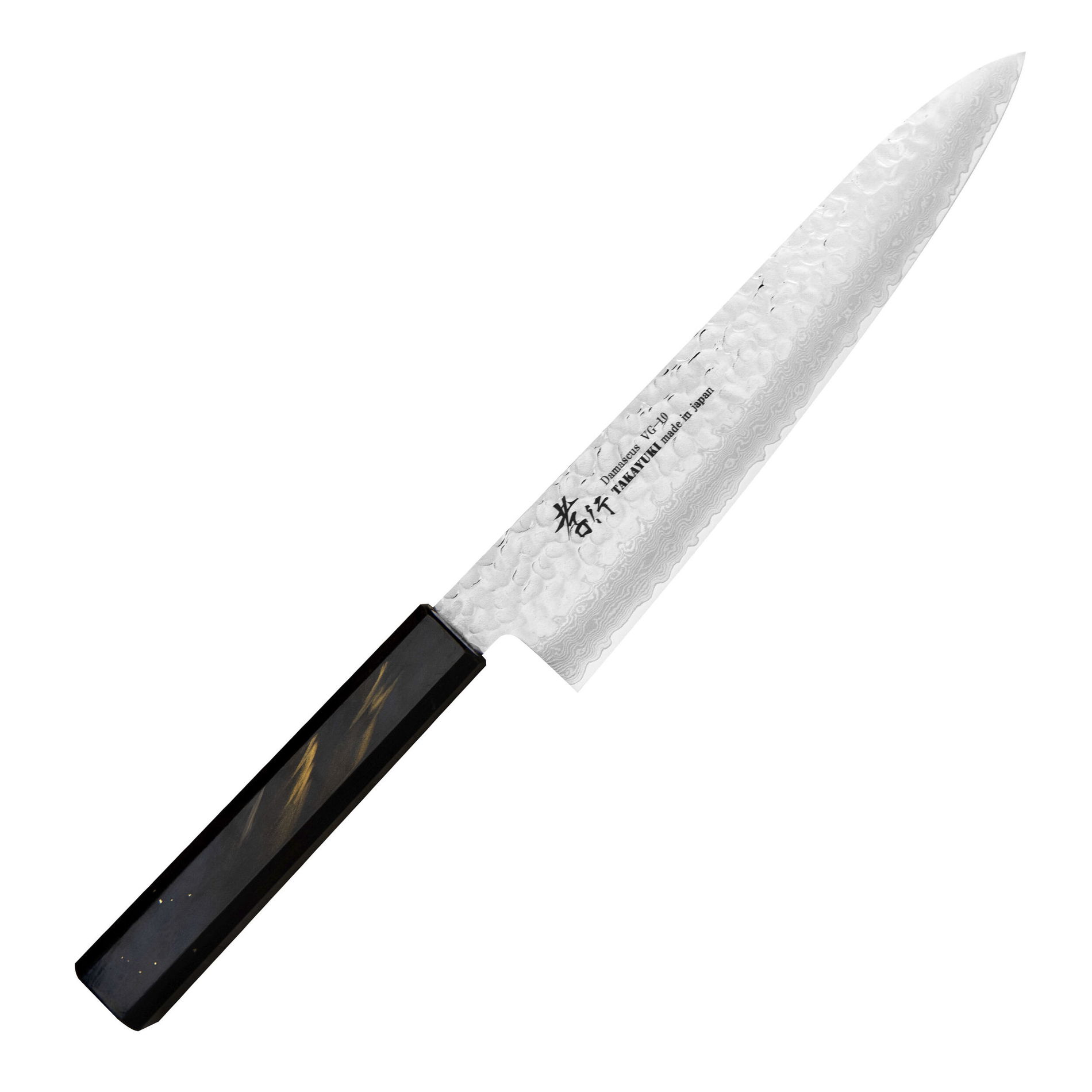 SAKAI TAKAYUKI Urushi Saiu 21 cm - japonský kuchařský nůž z damascénské oceli