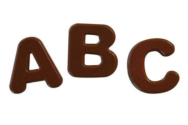SILIKOMART Easy Choc Choco ABC - silikónová forma na čokoládové písmená