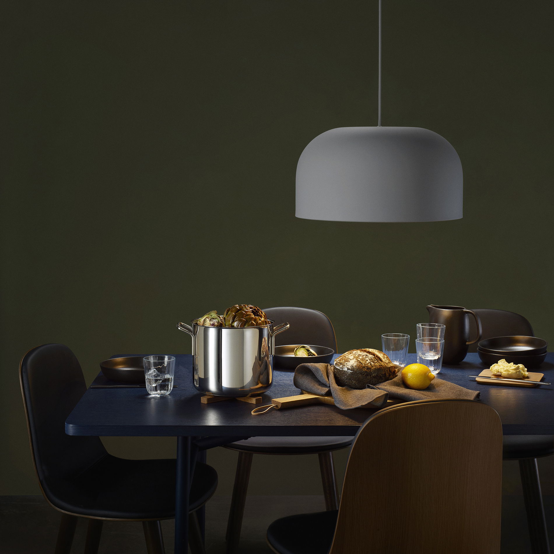 EVA SOLO Nordic Kitchen 20 cm - hluboký jídelní talíř z kamenného nádobí