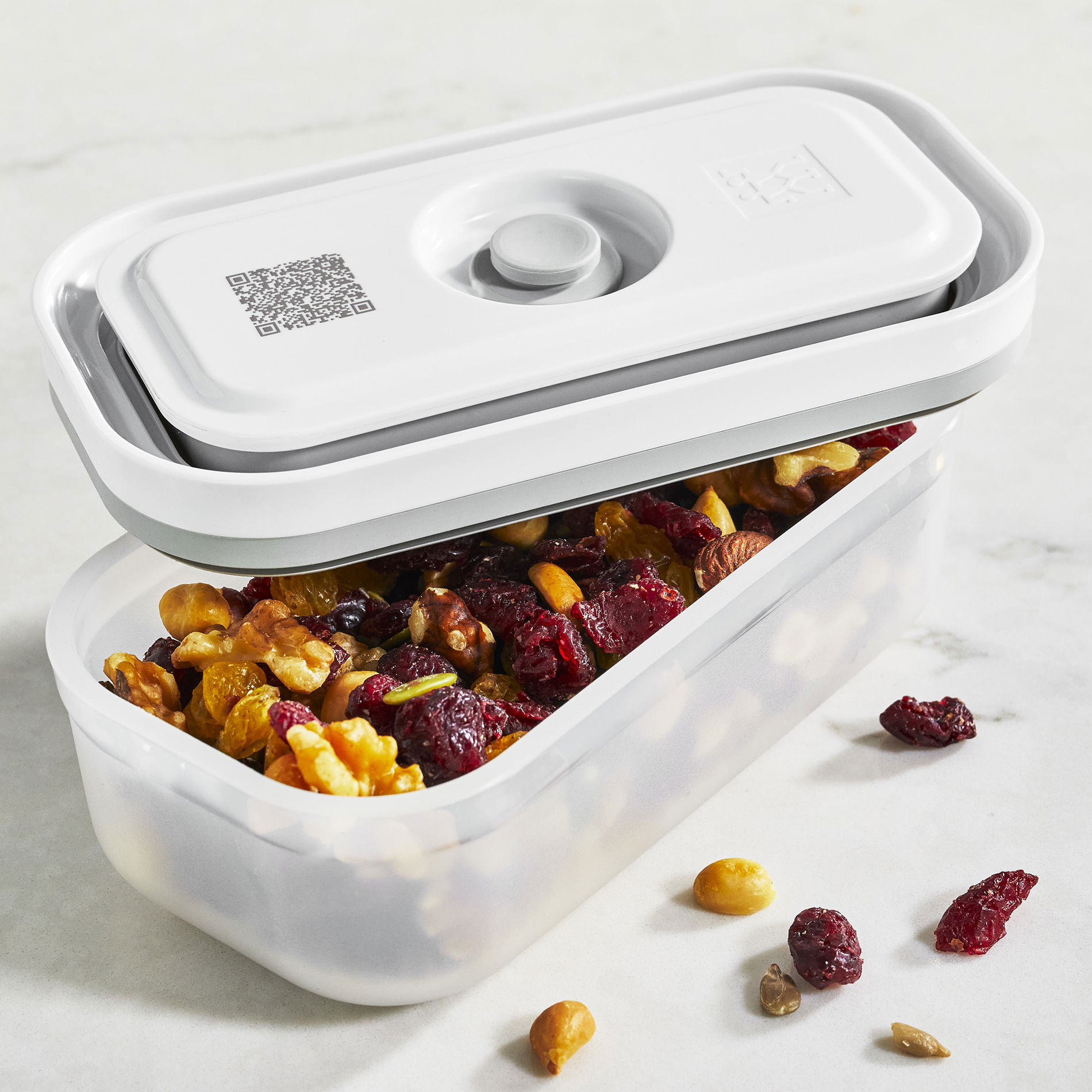 ZWILLING Fresh & Save 0,4 l bílá – vzduchotěsná, plastová dóza na potraviny