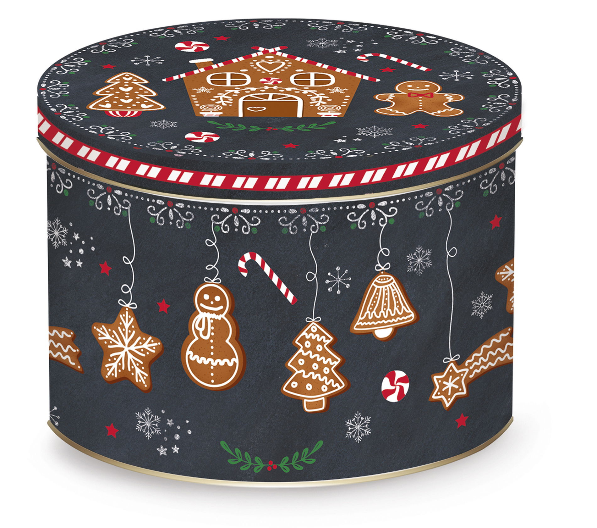 Vánoční porcelánový hrnek s plechovkou GINGERBREAD 350 ml