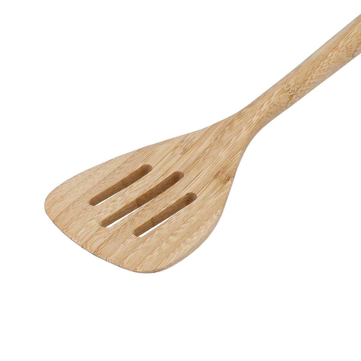 KITCHENAID Classic Bamboo 32,5 cm - drevená kuchynská lopatka s otvormi