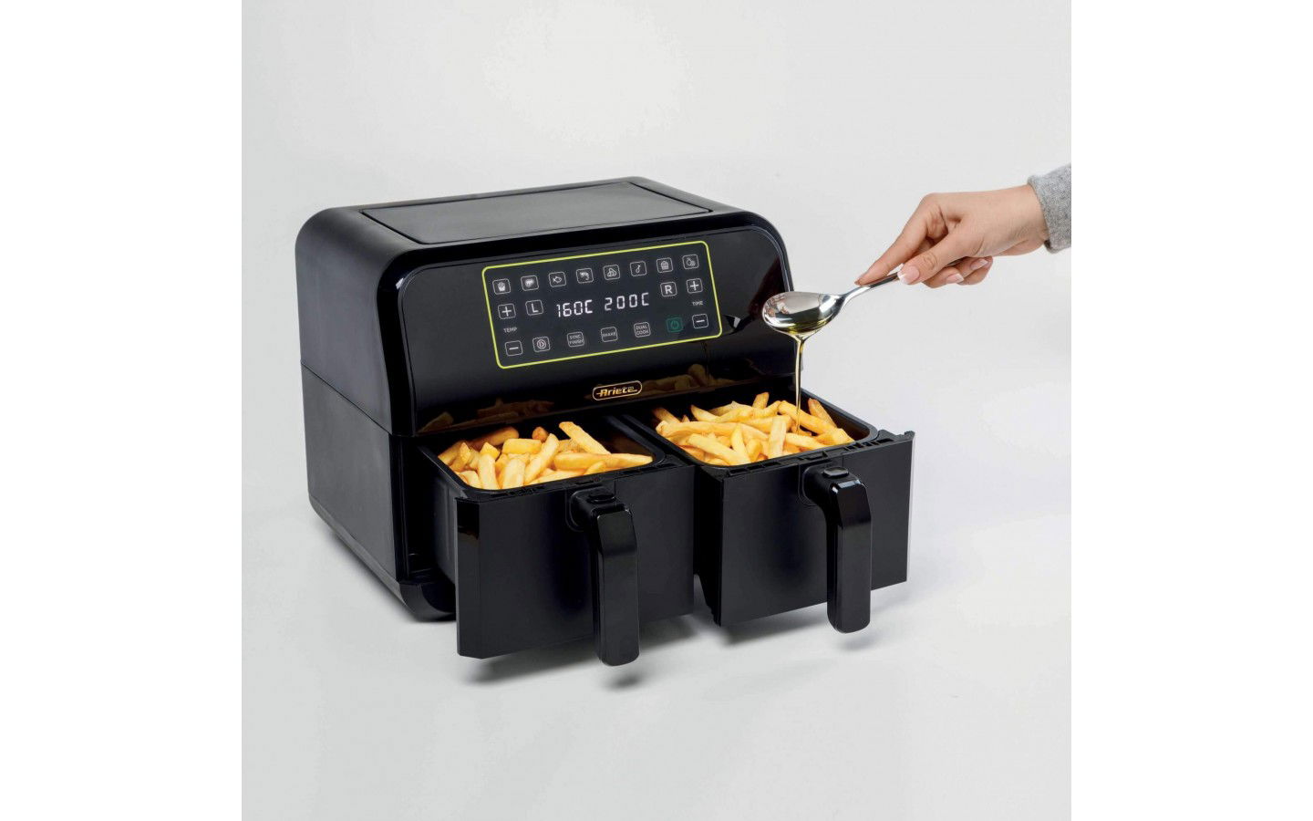 ARIETE Air Fryer Dual 4623/00 1700 W - bezolejová fritéza s dvěma komorami