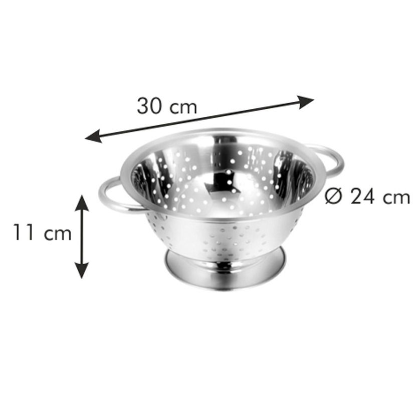 TESCOMA Grand Chef Stand 24 cm - cedník z nerezové oceli
