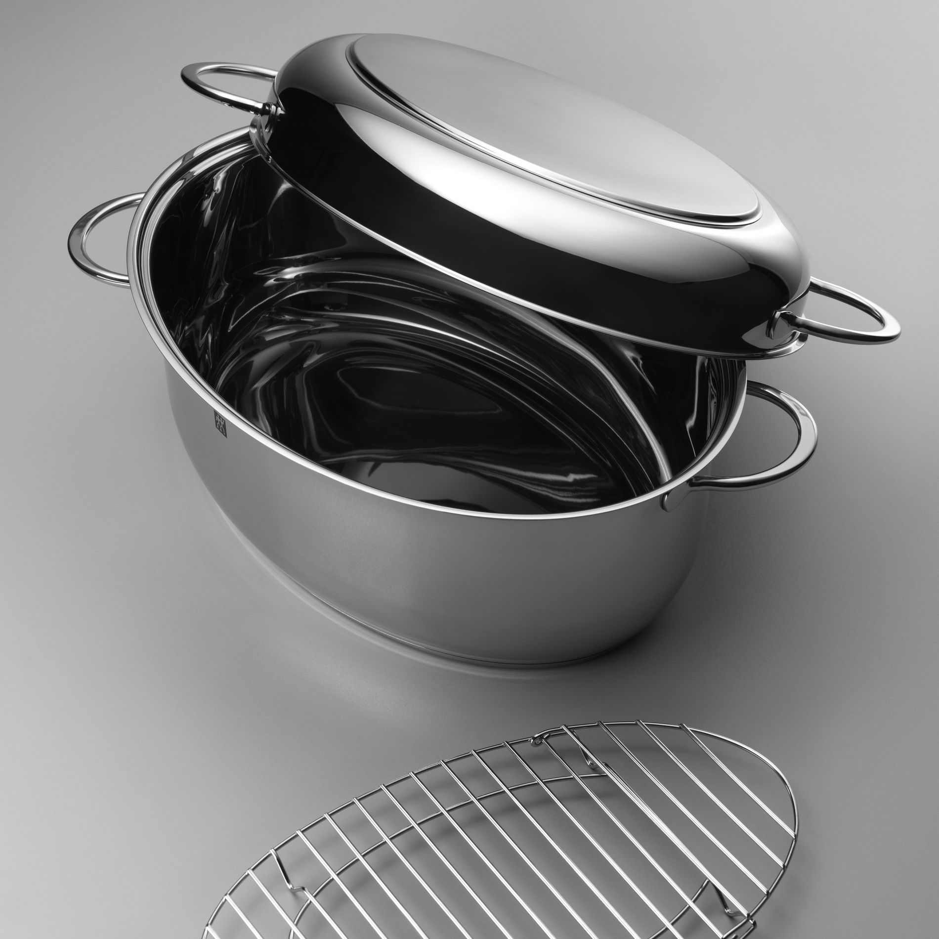 ZWILLING Multi Roaster Plus 8,5 l - nerezový pekáč s roštem a pokličkou