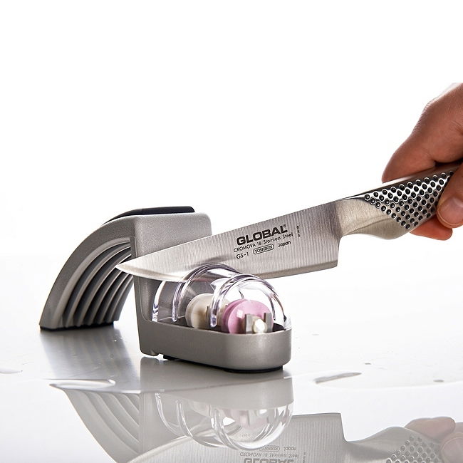 Ostrzałka do noży ceramiczna GLOBAL MINOSHARP 220 SZARA Ostrzałka do noży ceramiczna GLOBAL MINOSHARP 220 SZARA