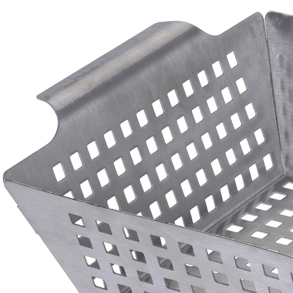 BARBECUE PAN ocelový grilovací koš 25 x 21 cm