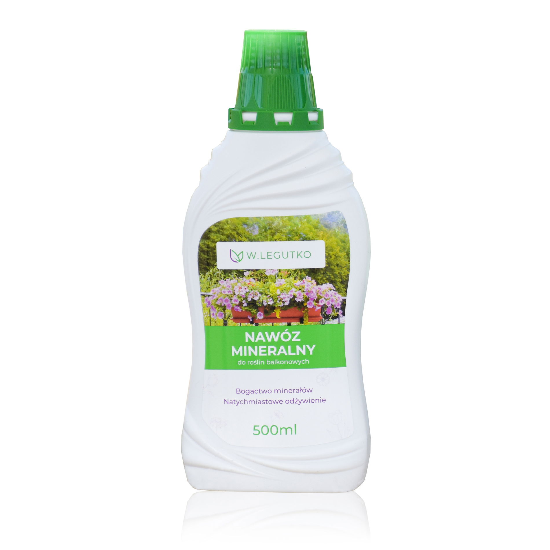 Minerálny hnojivo pre balkónové rastliny W. LEGUTKO 0,5 l