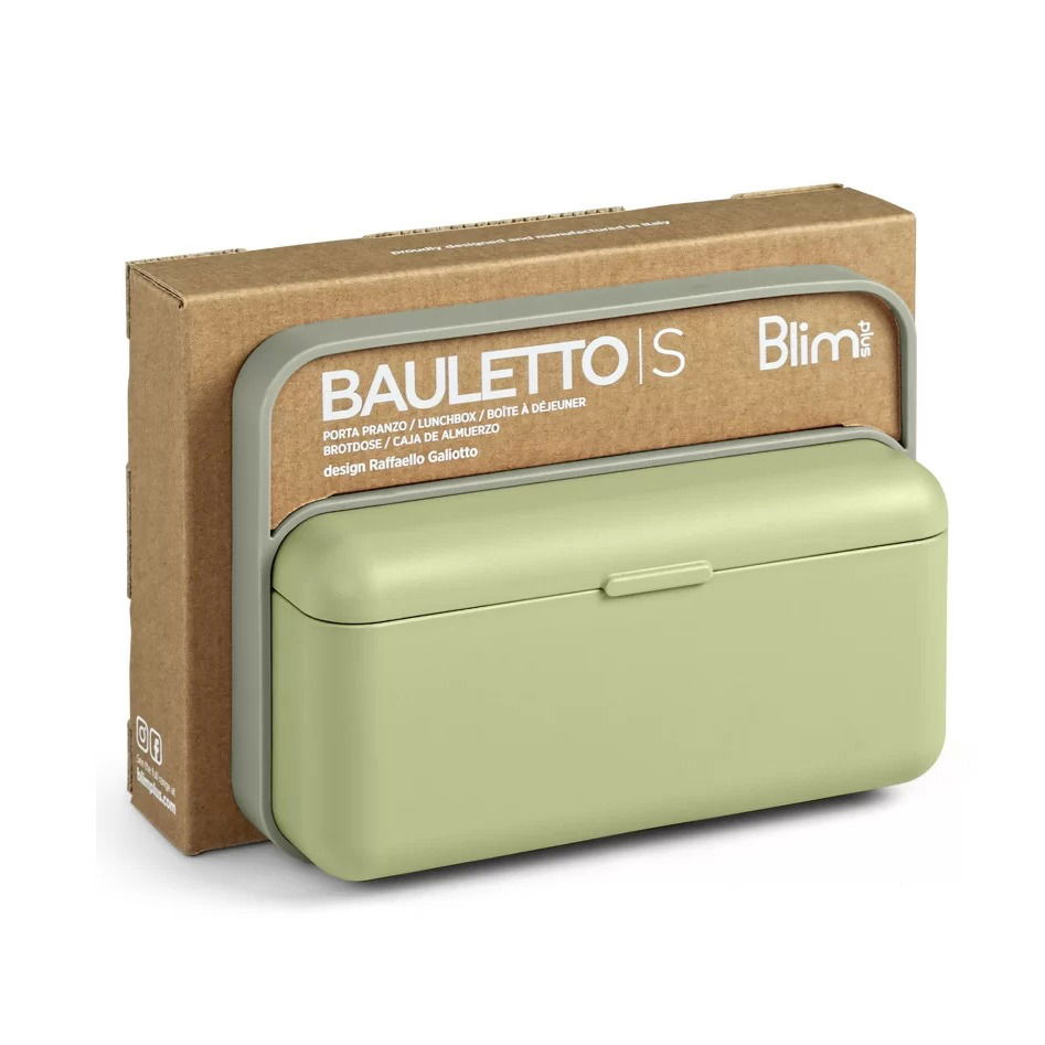 BLIM+ Create Bauletto - lunch box / śniadaniówka ze sztućcami trzykomorowa
