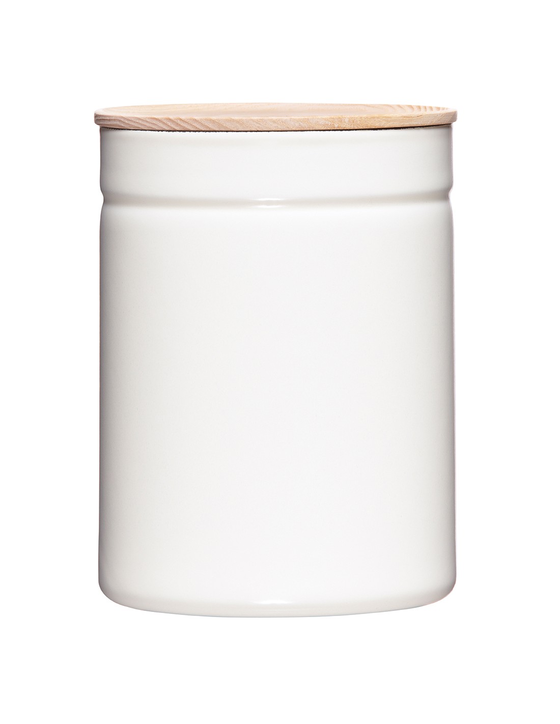 RIESS Pure White 2,2 l - smaltovaná nádoba s poklicí