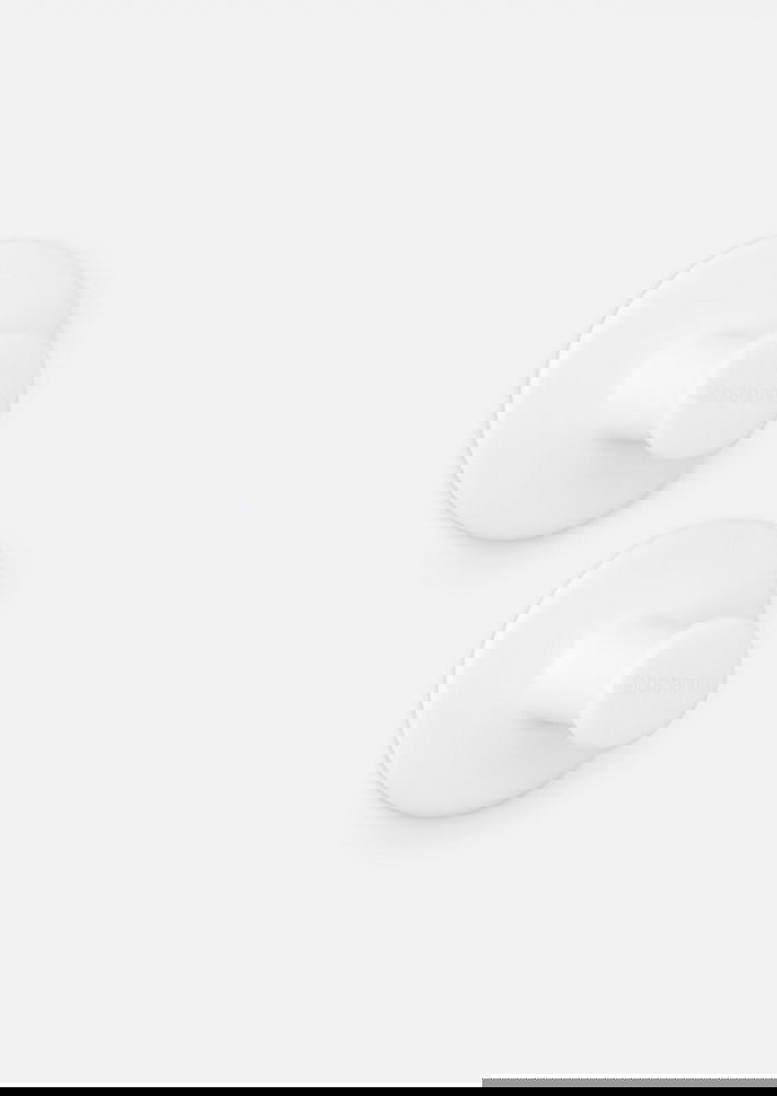 BRABANTIA ReNew 2 ks białe - plastové nástěnné věšáky (háčky)