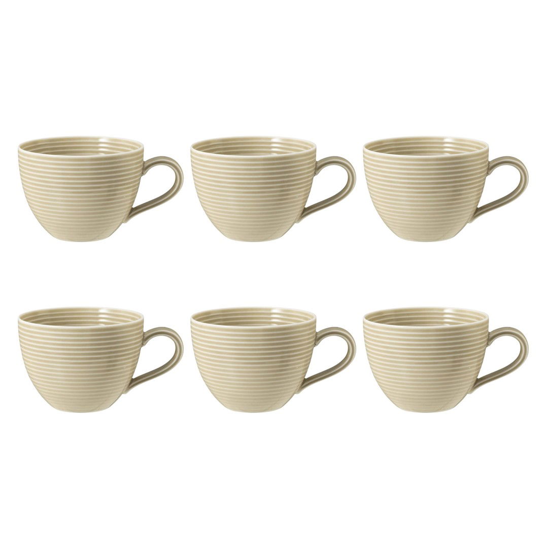 SELTMANN BEAT COLOR GLAZE Zestaw 6 filiżanek do kawy 260 ml