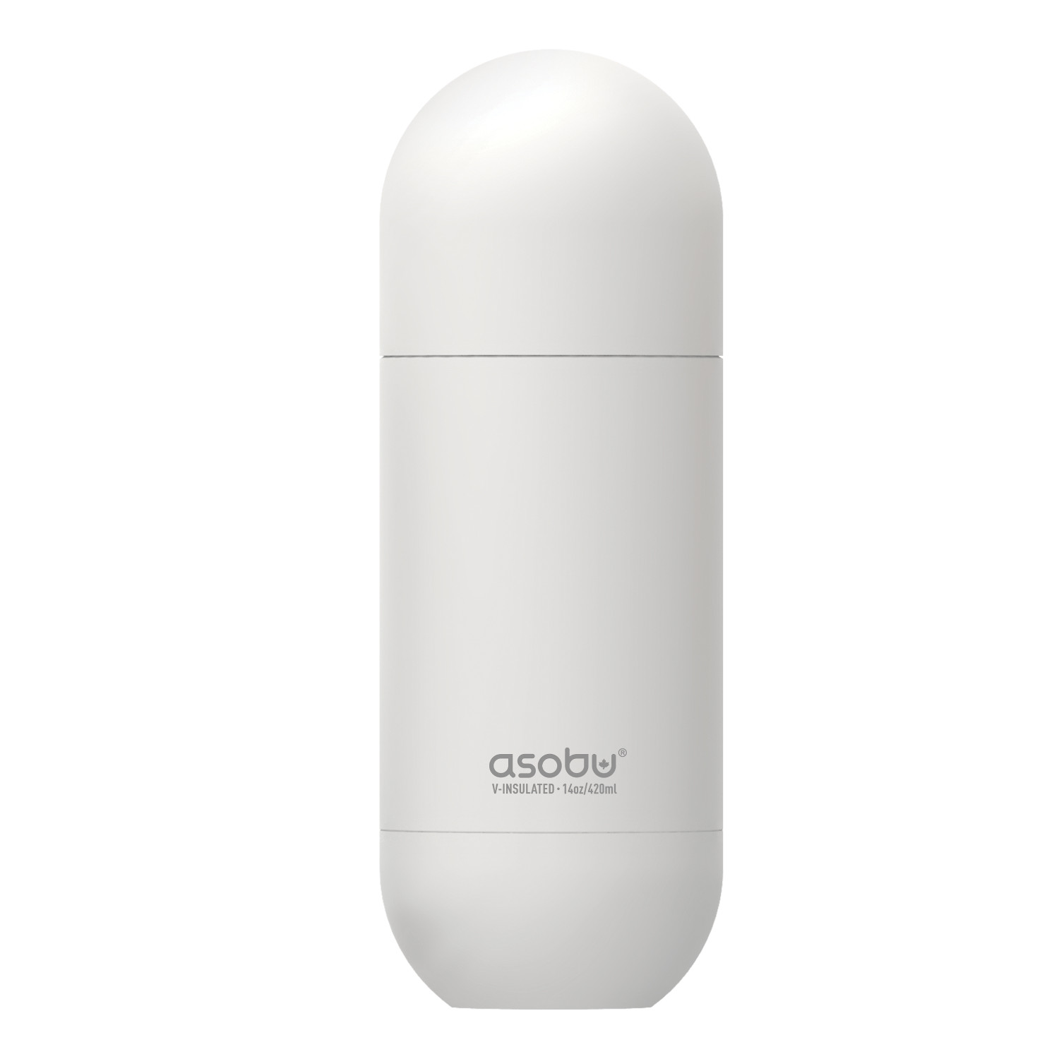 ASOBU ORB White 0,42 l - termoska z nerezovej ocele