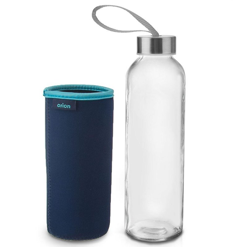 Skleněná láhev na vodu a nápoje s krytem COOL BOTTLE 0,54 l