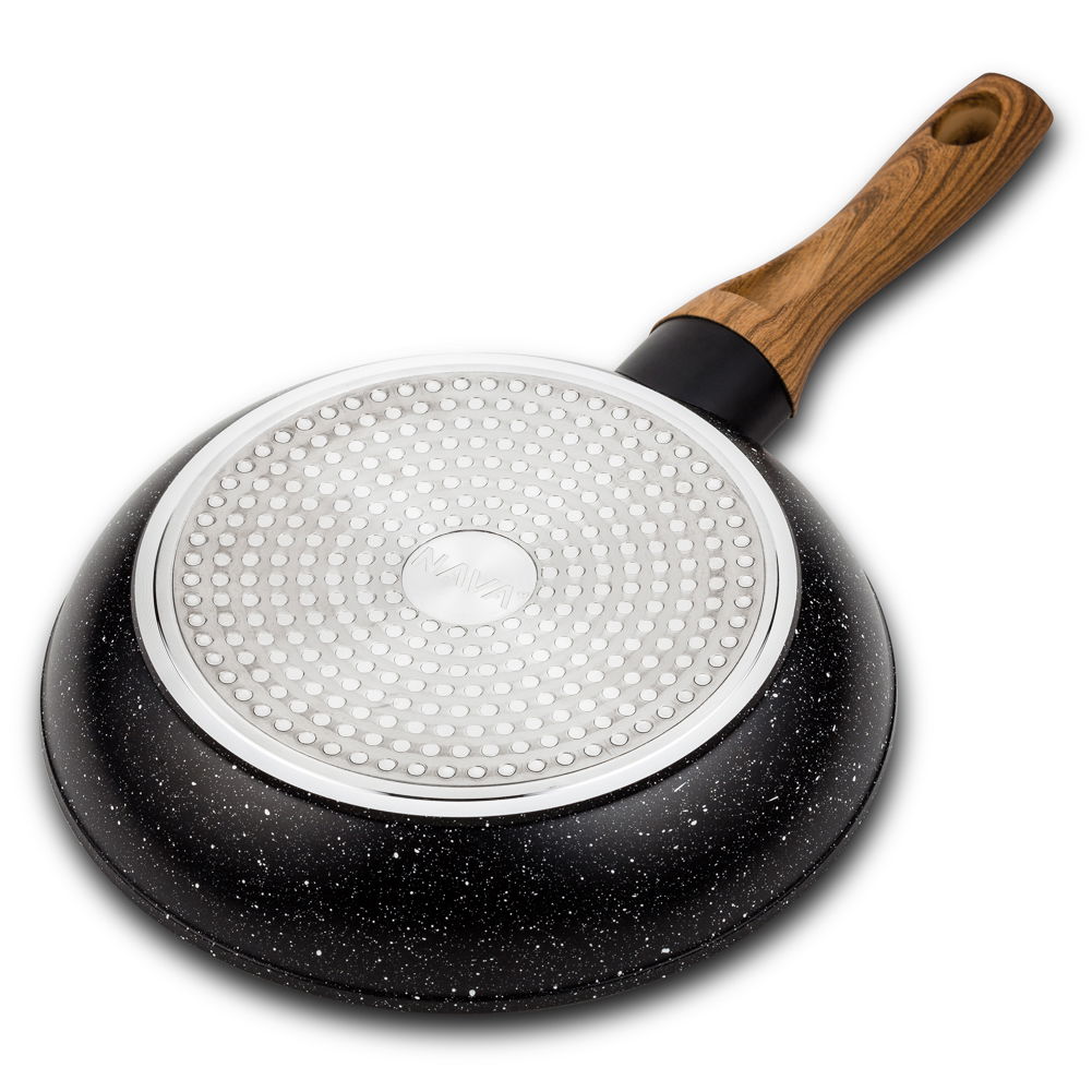 NAVA Nature 24 cm černá - nepřilnavá žulová pánev