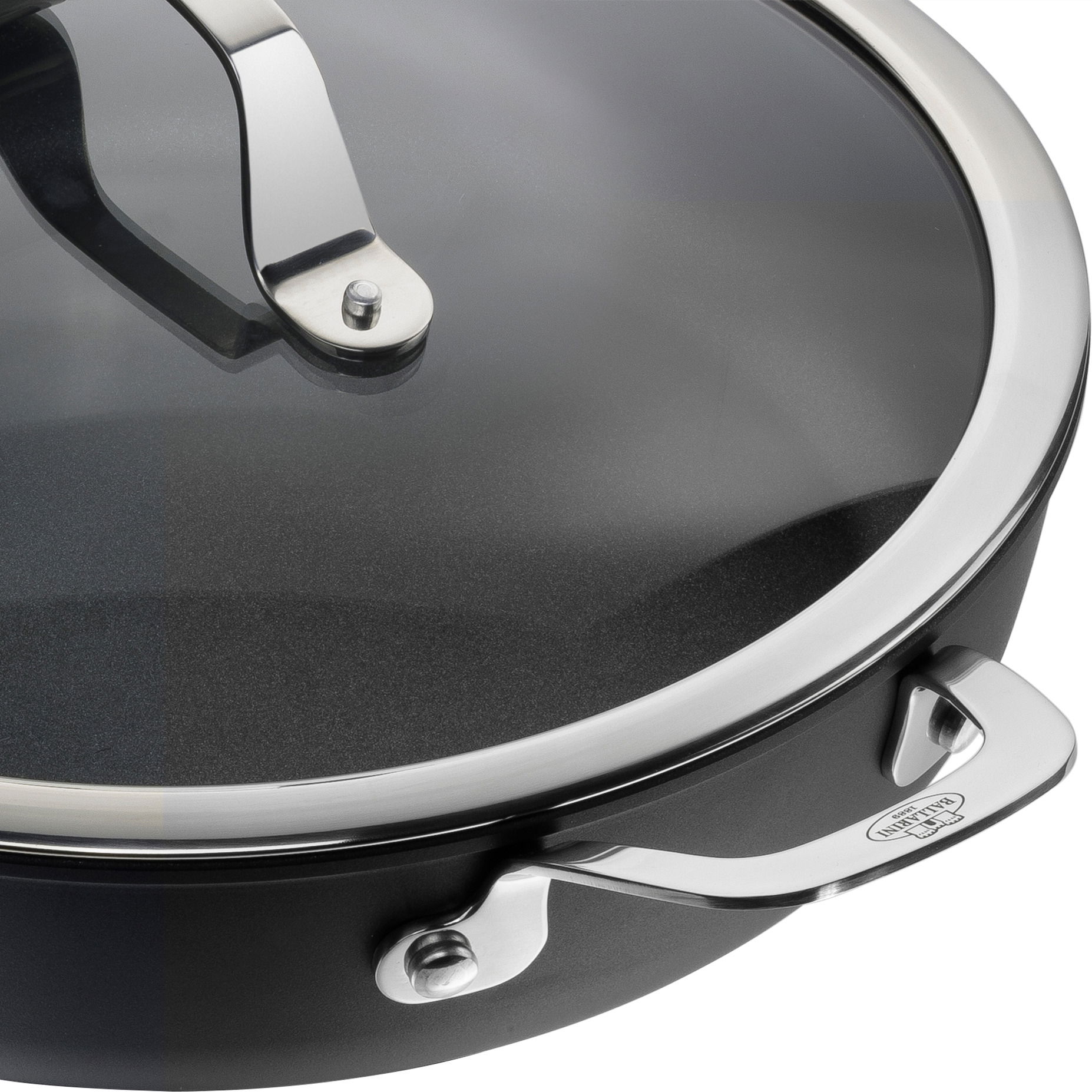 BALLARINI Alba Deep 24 cm - granitová nepriľnavá panvica s pokrievkou