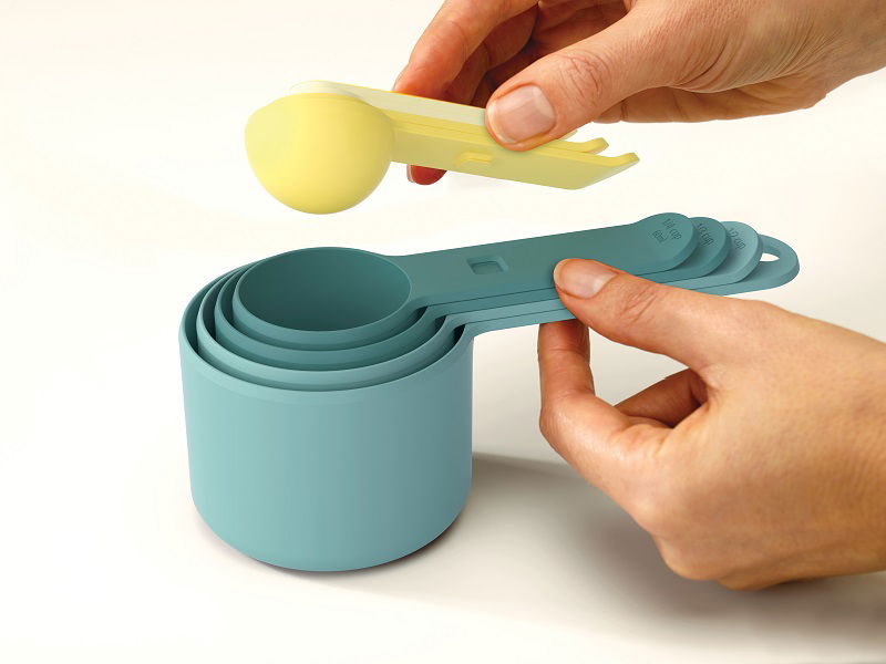 JOSEPH JOSEPH Nest Opal 7 ks - plastové kuchynské odmerky