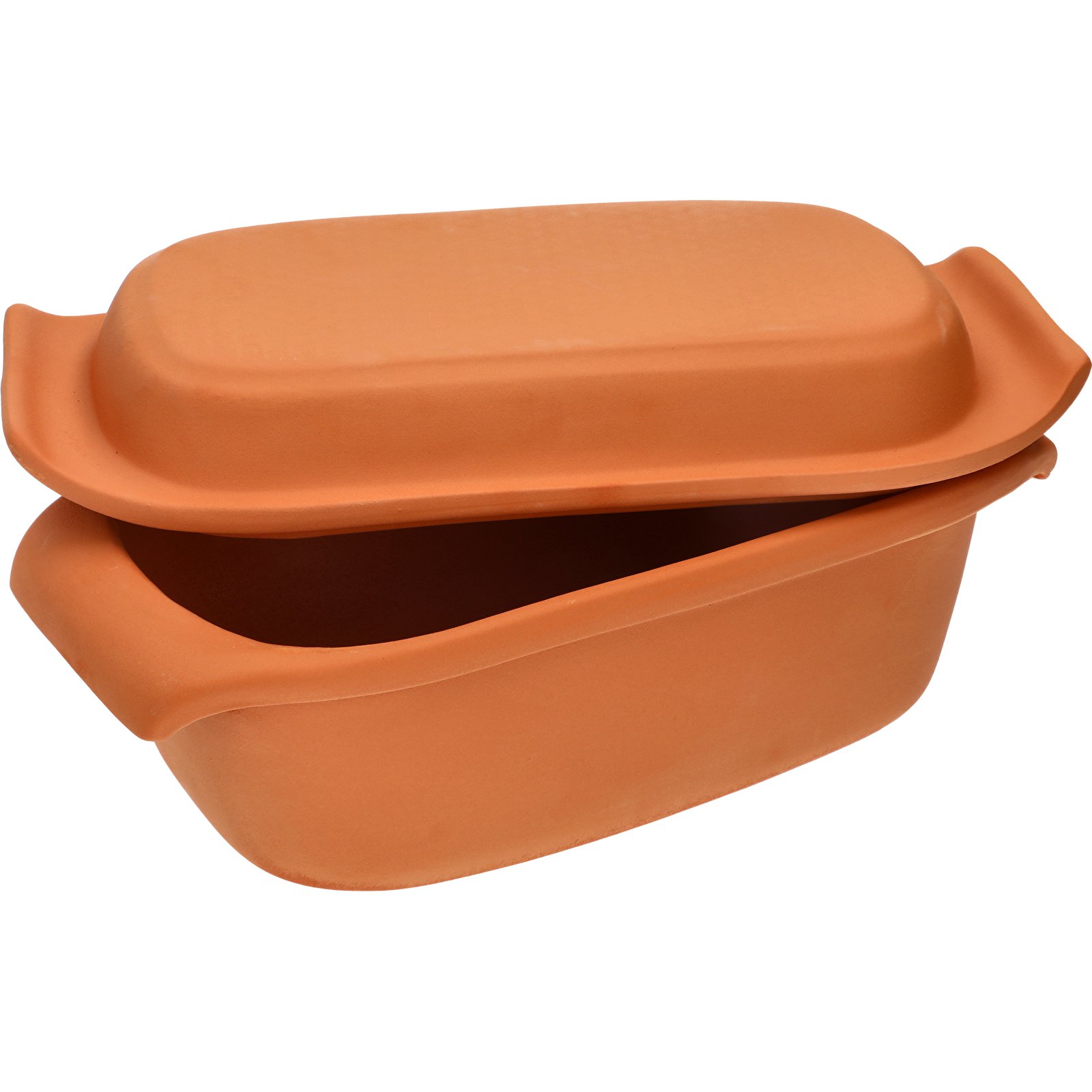 BROWIN Roman Pot 2,5 l - hliněný římský hrnec na chléb s pokličkou